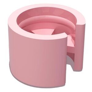 🔹️NIB Pink Plastic Clothing Clip On Hanger Size Tags